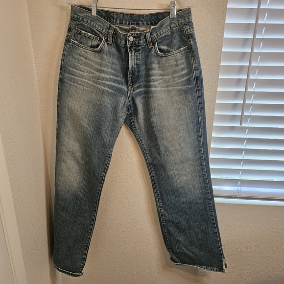Lucky Brand Other - Lucky Brand Faded Blue Straight-Leg Jeans 100% Cotton